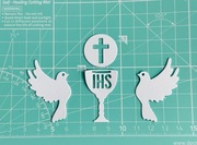 Zestaw scrapki 4 elementy Komunia Święta 