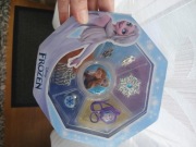 Zestaw Disney Frozen kraina lodu pierścionek kolczyki brelok spinka