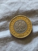 2 zł destrukt z 1994 r.