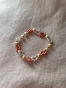 Bransoletka handmade z perłami