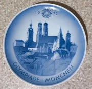 Royal Copenhagen Olympiade Munchen 1972 talerz dekoracyjny