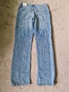 Jeansy cropp z motylkami 