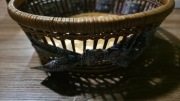 Kosz - koszyk - plecionka - prl - vintage - idealny stan