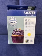 Tusz oryginalny Brother LC123Y