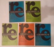 Radioelektronik 1983 zestaw 5 numerów RE 83-2
