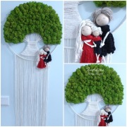 Drzewko szczęścia makrama chrobotek łapacz snów