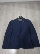 Piękny granatowy garnitur super stan