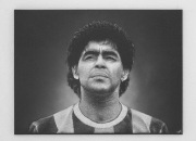 Diego Maradona Obraz ręcznie rzeźbiony ... Grawer