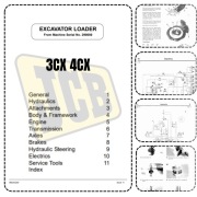 JCB 3CX 4CX Service Manual SN 290000-400000 Instrukcja napraw schematy
