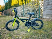 Rower dziecięcy Btwin 16 cali – Czarny/Zielony – Gotowy do drogi!