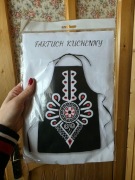 Fartuch z parzenicą czarny