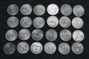 Zestaw 24 szt. monet ćwierćdolarowych USA (1999-2005)