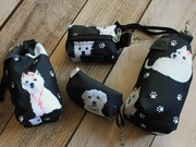 Zestaw saszetka na smaczki i woreczki # maltańczyk