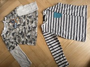 Dwie bluzki rozmiar 104 długi rękaw