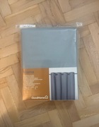 Szare zasłony klama