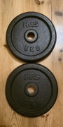Obciążenie żeliwne 10kg 2x5kg talerz ciężar do sztangi
