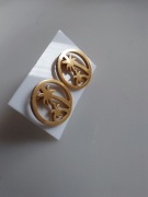 Stal 316l NIE UCZULA kolczyki WJRĘTKI PALMY OKAZJA