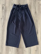 Eleganckie spodnie wysoki stan, szeroka nogawka COS M/L Długość 3/4