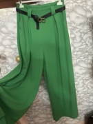 Zielone spodnie damskie pas 100 uniwersalne