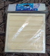 Kratka wentylacyjna 18,3x18,3cm fi150 ecru żaluzja