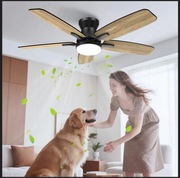 Wentylator sufitowy Airwit 106 cm z podświetlanymi, dwustronnymi łopatkami