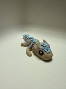 Figurka smok kwiatowy, wiosenny, na Wielkanoc