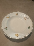Misa porcelanowa Wałbrzych PRL złocenia relief vintage