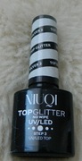 lakier hybrydowy NIUQI Top Giltter SILVER 2