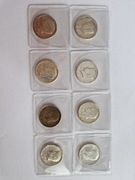 Kennedy 1964 Half Dollar Srebro Pol Dolara Zestaw