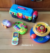 Zestaw zabawek interaktywnych i edukacyjnych 