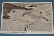 Pocztówka Tatry, Widok z Hali Gąsienicowej 1937r Starocia