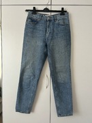 Spodnie jeansowe momfit idealny krój Mango 36