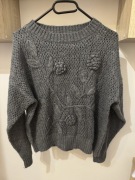 Sweter 40 L szary