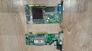 DWIE KARTA GRAFICZNE GEFORCE2 MX-400 64MB AGP , RADEON AGP