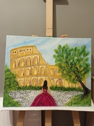 Obraz ręcznie malowany