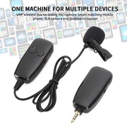 BEZPRZEWODOWY MIKROFON Krawatowy UHF 3,5 mm z odbiornikiem 353