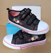 Trampki dziecięce dziewczęce 36 na rzepy nowe