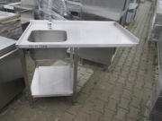 ZLEW GASTRONOMICZNY Z MIEJSCEM NA ZMYWARKĘ 120/70/90