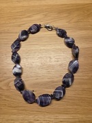 Naszyjnik z półszlachetnego ametystu