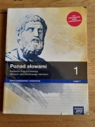 Ponad słowami. Podręcznik do j.polskiego. Klasa 1 część 1. NOWA ERA