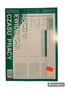 Roczna Ewidencja Czasu Pracy A4 527-1