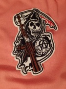 Naszywka czaszka śmierć 