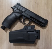 Pistolet CO2 Umarex RAM T4E TP 50 Gen 2 - Black + kabura na pas