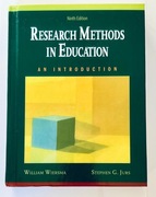 Research Methods in Education with CD Rom, W.Wiersma, stan bdb, j. ang