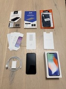 iPhone X 64GB Czarny Black IDEAŁ zestaw 85% sprawności baterii mało używany