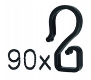 90x HACZYK RYNNOWY do lampek świątecznych choinkowych girland