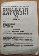Biuletyn Katyński nr 26/1981