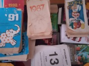 Kartka z kalendarza zdzieraka oryginalnego od 1987 do 2024
