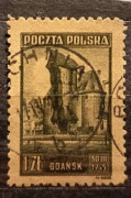 Dźwig portu w Gdańsku. 1945 r