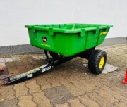 Przyczepka John Deere 10P z wywrotem! do traktorka kosiarki itp USA